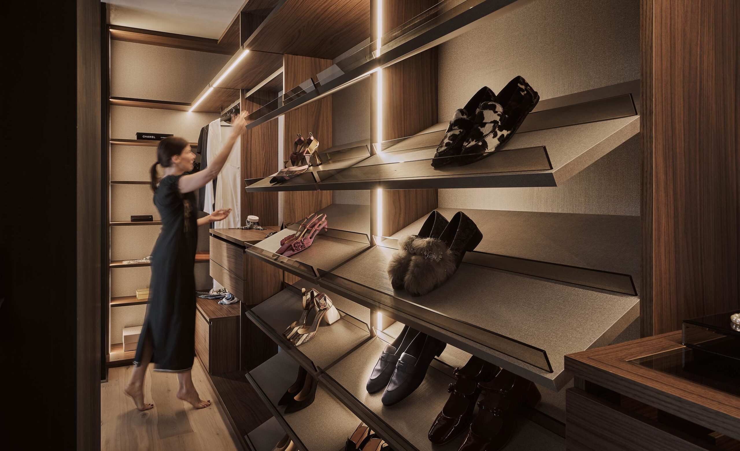 Guarda-roupas exclusivos e camarins de luxo | Uecko Las Palmas