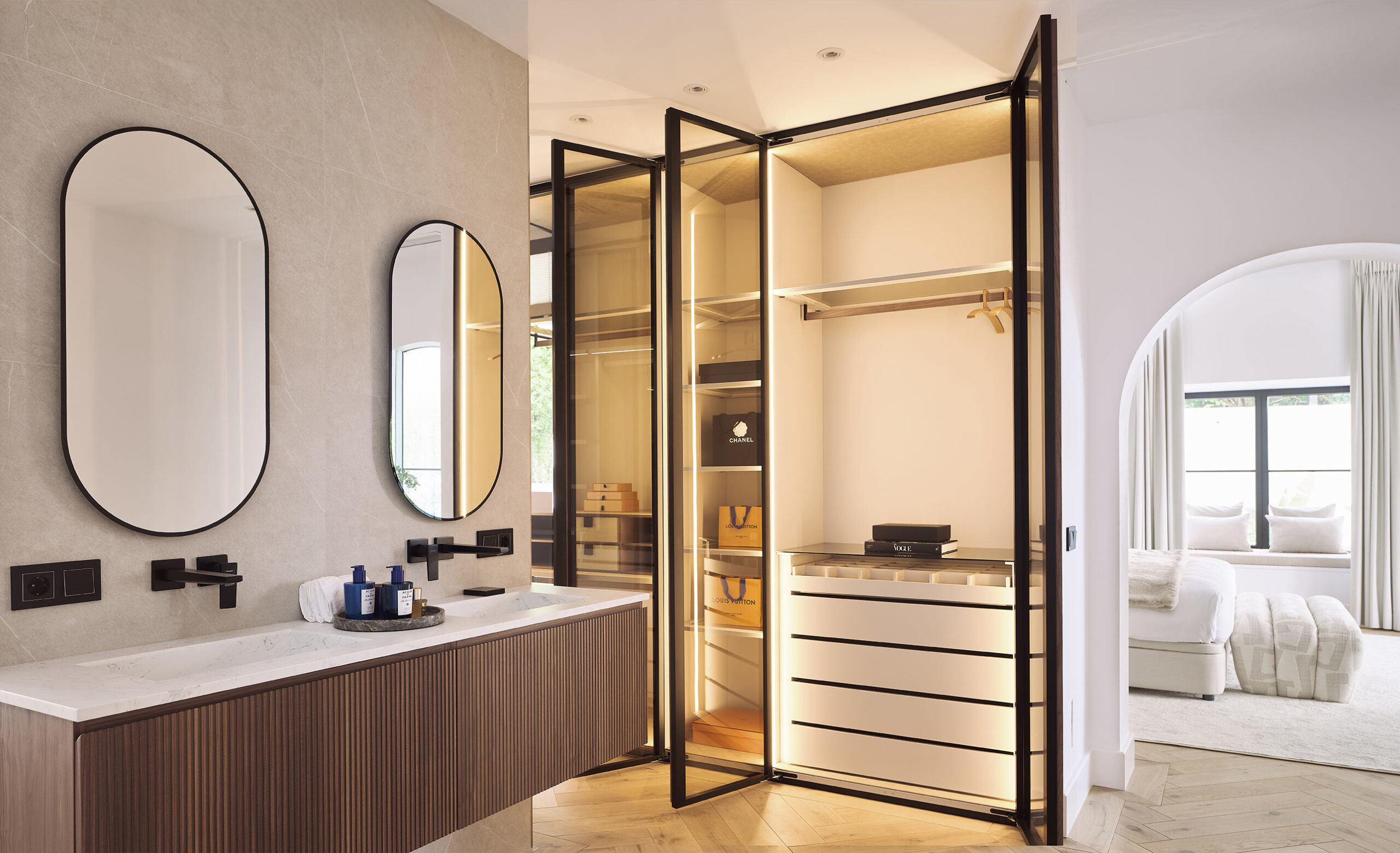 Guarda-roupas exclusivos e camarins de luxo | Uecko Las Palmas